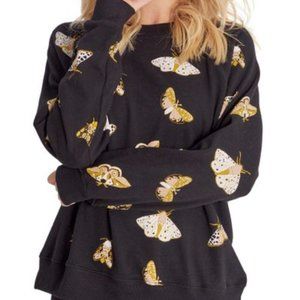 WILDFOX Eclipse Sommers Sweatshirt sweater moth S